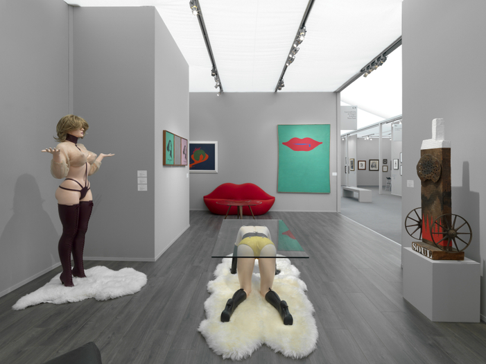 This is an image of an art fair