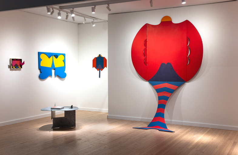 Installation view of Noguchi/Nakai at ADAA 2024. Photo: Jean Vong. Courtesy of Luxembourg + Co.