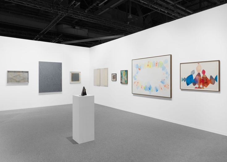 Installation view of ARTGENÈVE, Stand C9, 2026. Photographs by Thea Giglio. Courtesy of Luxembourg + Co.