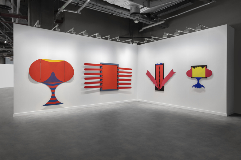 Installation view of Katsumi Nakai, Art Basel Qatar, booth D101, 2026. Photographs by Sebastiano Pellion. Courtesy of Luxembourg + Co.