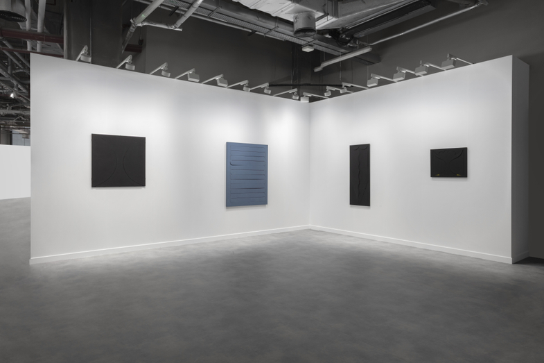 Installation view of Katsumi Nakai, Art Basel Qatar, booth D101, 2026. Photographs by Sebastiano Pellion. Courtesy of Luxembourg + Co.