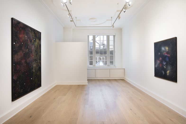 Installation view of Joe Ray: Space Race at Luxembourg + Co. London, 2025. Photo: Damian Griffiths. Courtesy of Luxembourg + Co.