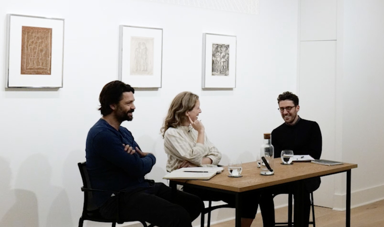 Conrad Shawcross and Eleanor Nairne in conversation at Luxembourg + Co., London, November 2nd, 2022.