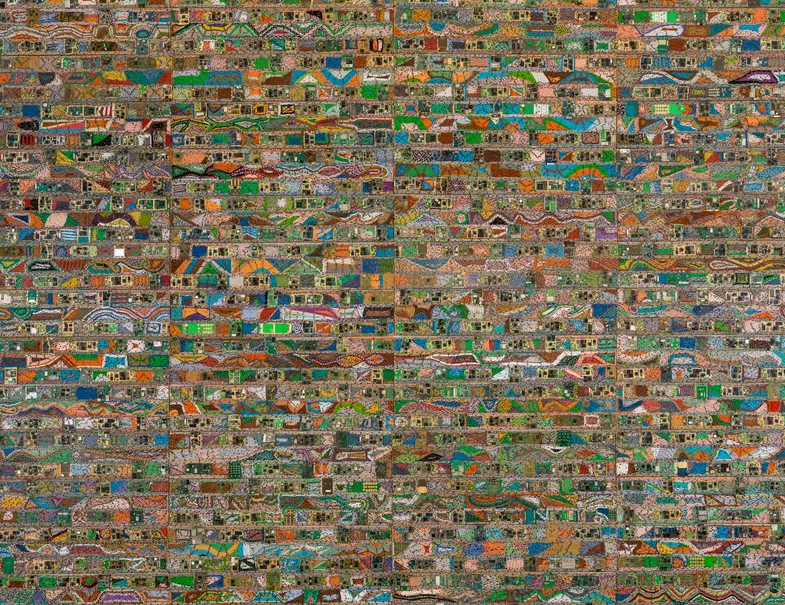 Elias Sime at the Museum of Fine Arts, Gifu