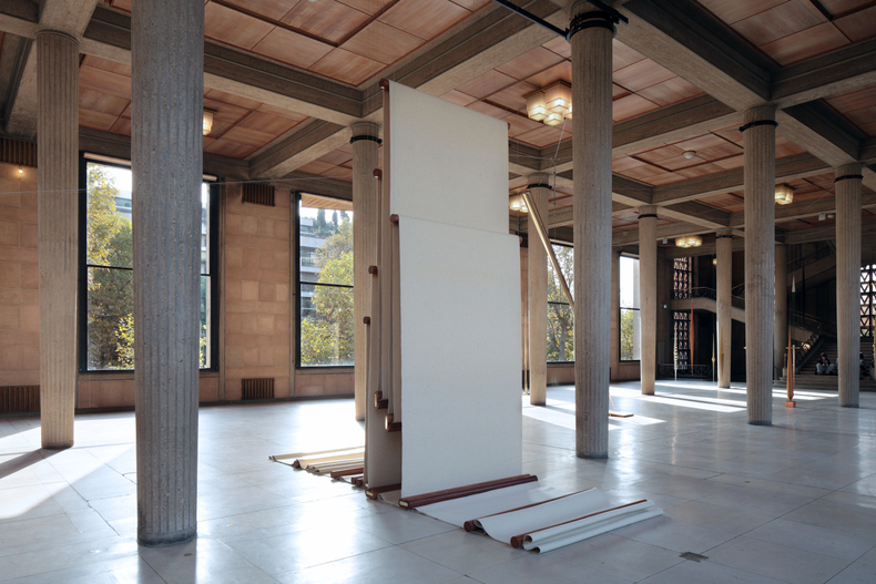 Porticus, vista da exposi&ccedil;&atilde;o -- Palais d'I&eacute;na, Paris, 2017