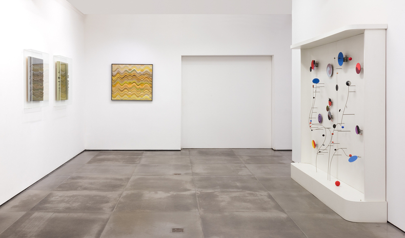 vista da exposição -- abraham palatnik: em movimento -- galeria nara roesler | rio de janeiro, 2018