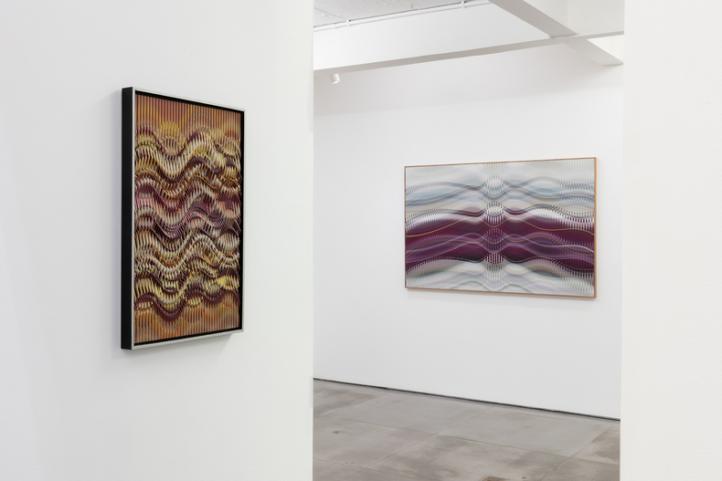 vista da exposição -- abraham palatnik: em movimento -- galeria nara roesler | rio de janeiro, 2018