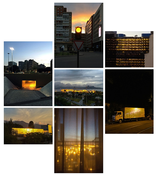 Marcos Chaves Sem título, 2016 impressão digital sobre papel de algodão 4 partes de 80 x 60 cm cada e 3 partes de 60 x 45 cm cada