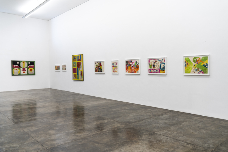 S&eacute;rgio Sister, Imagens de uma juventude pop &ndash; Pinturas pol&iacute;ticas e desenhos da cadeia, vista da exposi&ccedil;&atilde;o, 2019. Foto &copy;...