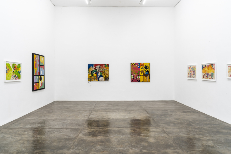 S&eacute;rgio Sister, Imagens de uma juventude pop &ndash; Pinturas pol&iacute;ticas e desenhos da cadeia, vista da exposi&ccedil;&atilde;o, 2019. Foto &copy;...