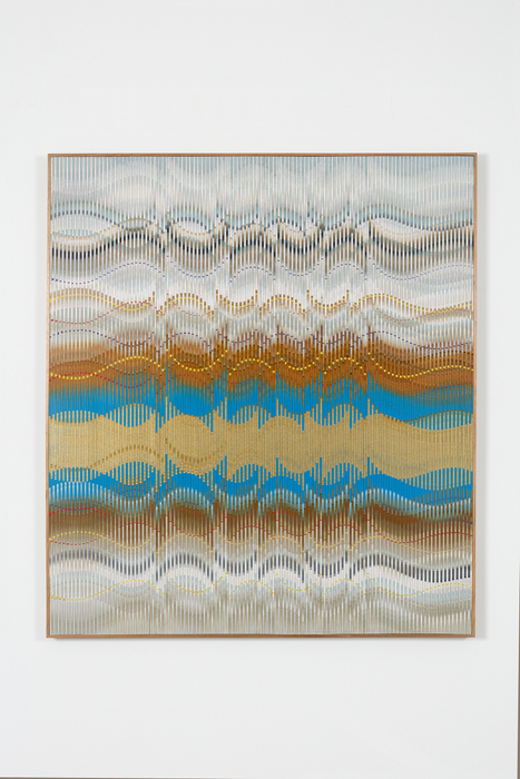 Abraham Palatnik W-VA/6, 2019 tinta acrílica e esmalte sobre madeira 125 x 110 cm