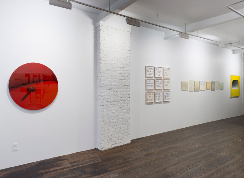 vista da exposição galeria nara roesler, nova york, 2016