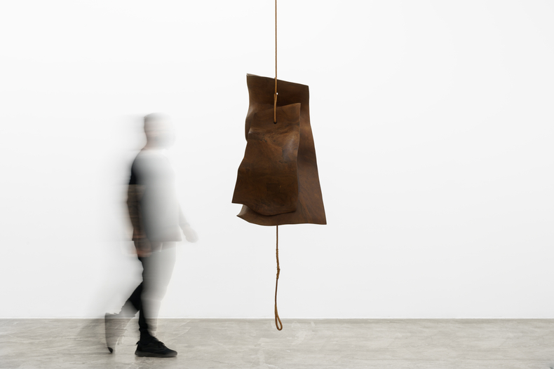 Marcelo Silveira Dupla, 2012 cajacatinga wood and leather 110 x 65 x 40 cm | 43.3 x 25.6 x 15.7...