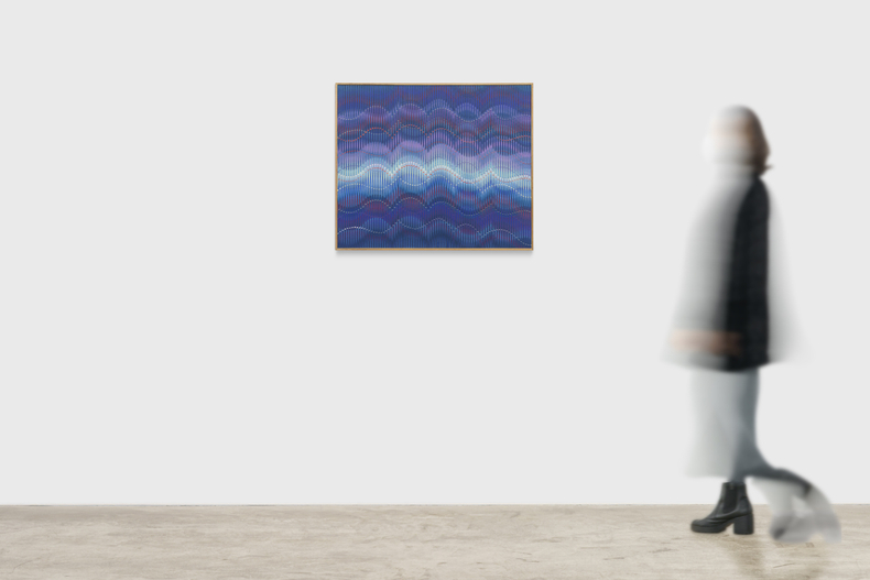 Abraham Palatnik W-687, 2015 acrylic paint on wood 70 x 80 cm | 27.6 x 31.5 in