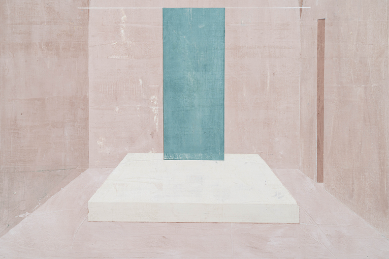 Fabio Miguez Untitled, 2023 acrylic and oil on linen 130 x 130 cm