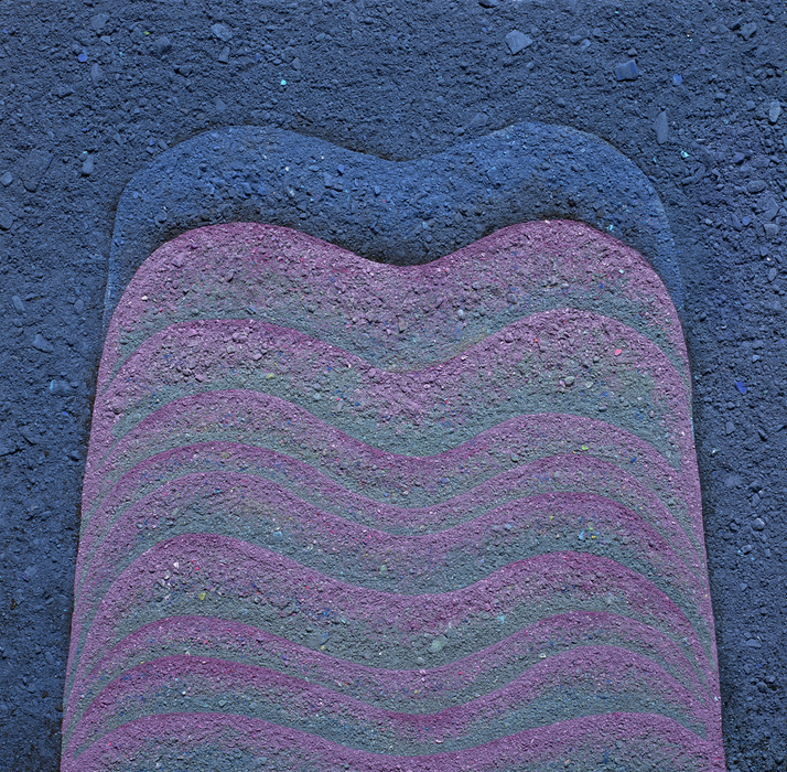 Vik Muniz Metachrome (Untitled, 1976, after Tomie Ohtake), 2024 impressão jato de tinta em papel archival 160 x 163.2 cm