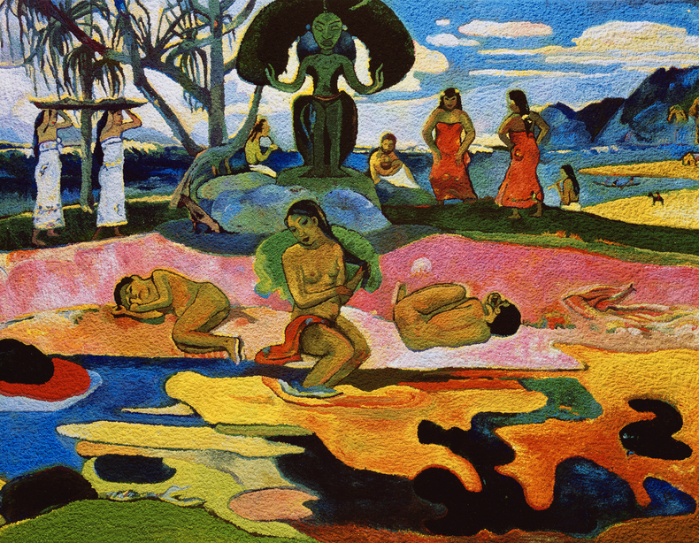 Vik Muniz Mahana no Atua (Dia de Deus), a partir de Gauguin (s&eacute;rie Pictures of Pigment) 2005 inkjet print ed PA 4/4 (edi&ccedil;&atilde;o de 6 + 4 PA) 160 x 205,5 cm