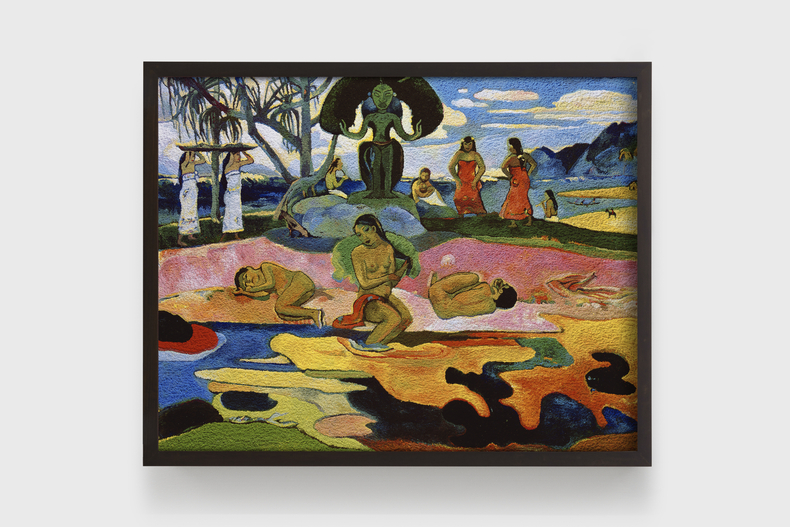 Vik Muniz Mahana no Atua (Dia de Deus), a partir de Gauguin (s&eacute;rie Pictures of Pigment) 2005 inkjet print ed PA 4/4 (edi&ccedil;&atilde;o de 6 + 4 PA) 160 x 205,5 cm