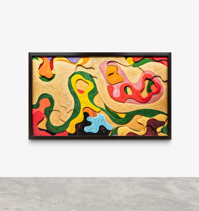 Vik Muniz Superfícies: Garden Design 2, a partir de Burle Marx, 2019 técnica mista / mixed media 109.2 x 185.2...