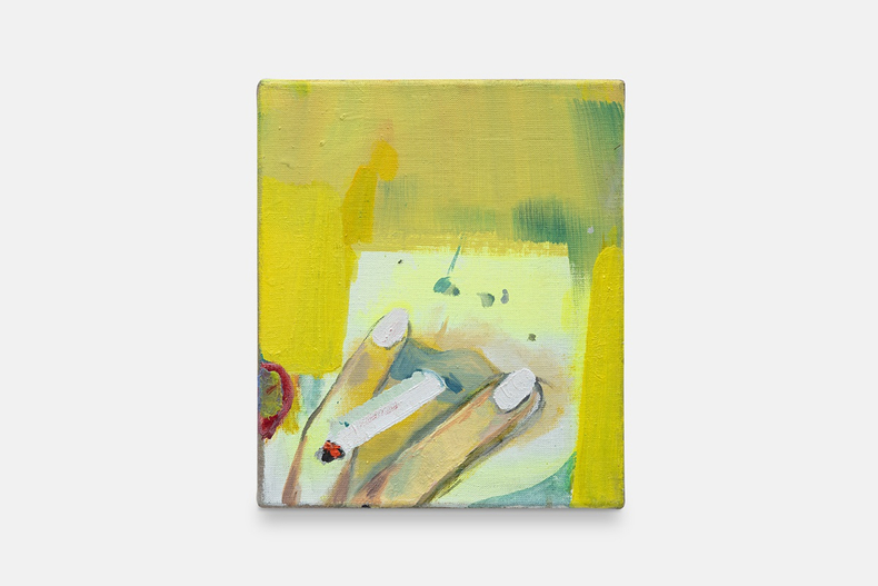 Cristina Canale Franja, 2018 técnica mista sobre tela mixed media on canvas 35 x 30 x 2 cm/13.8 x 11.8 x 0.8 in