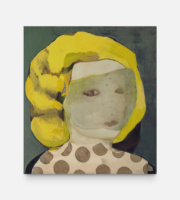 Cristina Canale Jackie, 2020 acrylic, oil and linen on canvas 110 x 100 cm/43.3 x 39.4 in