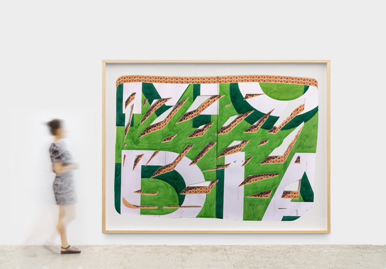 Alexandre Arrechea Ultimos dias (Last days), 2020 watercolor on arches paper 175 x 240 cm/68.9 x 94.4 in