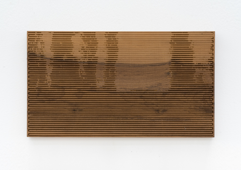 Xavier Veilhan Vent Moderne nº 1, 2015 madeira imbuia imbuia wood unique 33 x 58 x 2 cm 13 x...