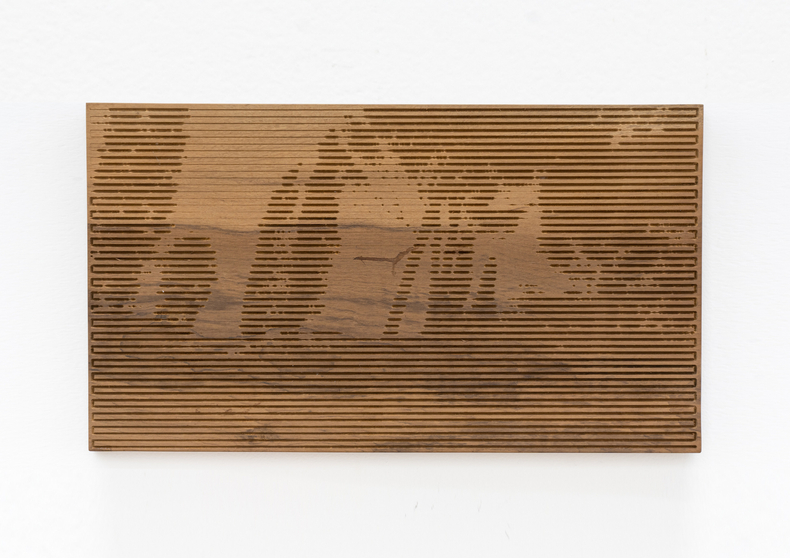 Xavier Veilhan Vent Moderne nº 2, 2015 madeira imbuia imbuia wood unique 33 x 58 x 2 cm 13 x...