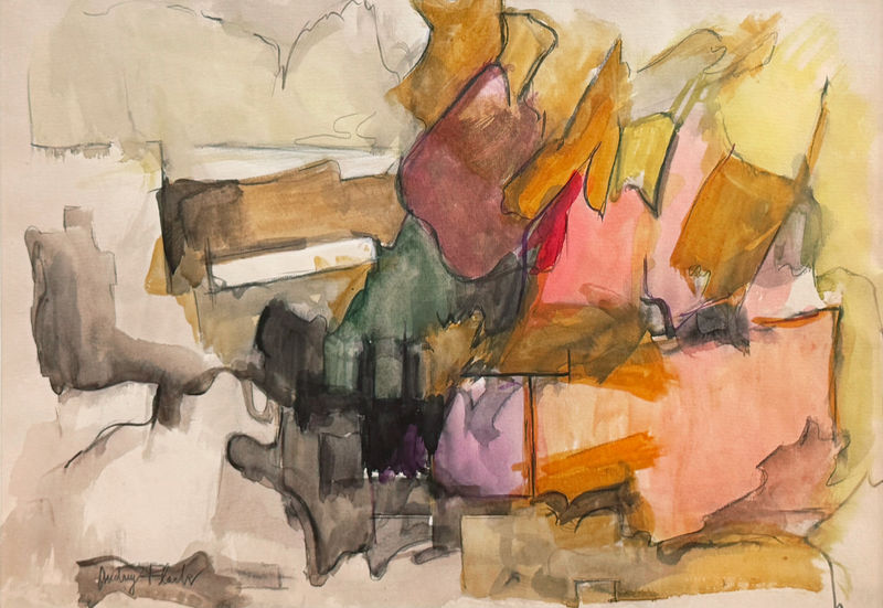 Audrey Flack, Convergence, circa 1950–51