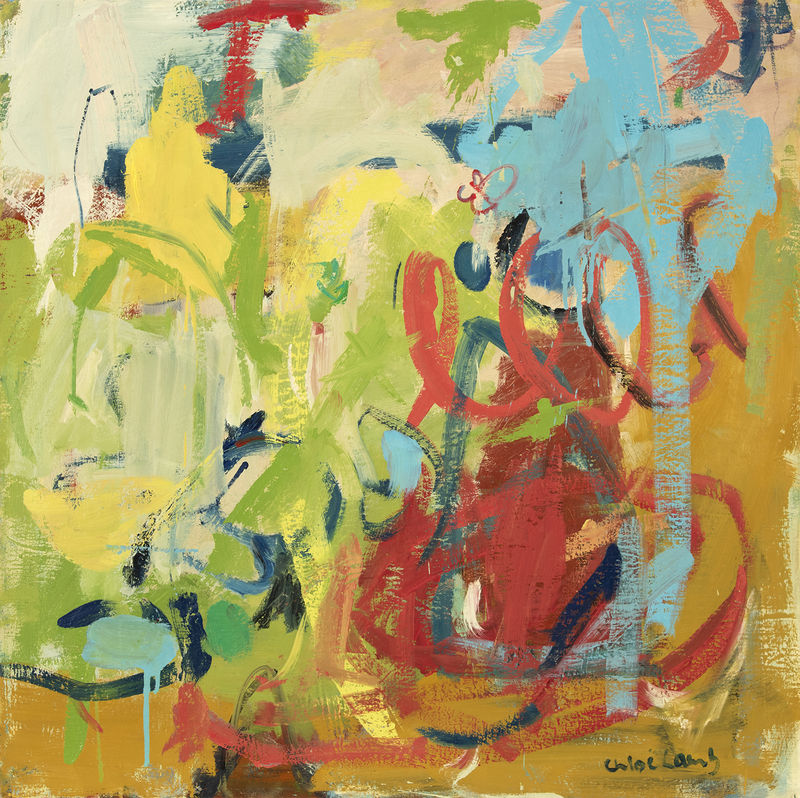 Chloë Lamb Festival, 2020 Oil on linen, 30 x 30 inches (76.2 x 76.2 cm)