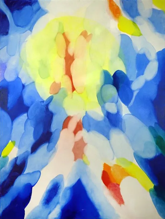 Alice Baber, Golden Center, New York, 1972