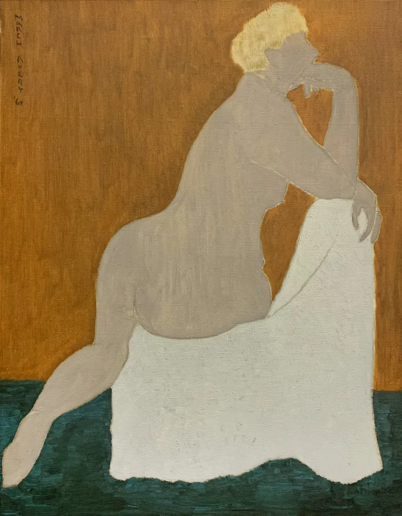 March Avery, Seated Nude, 1964