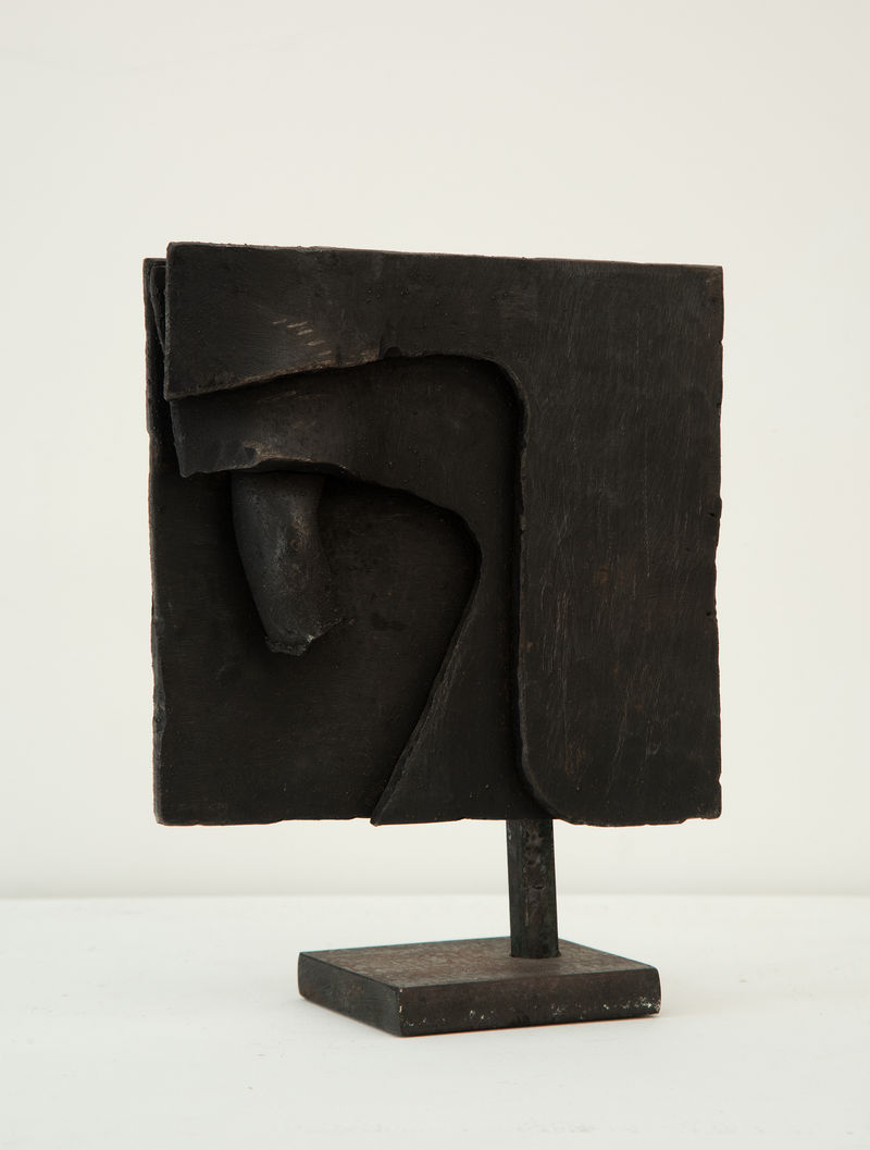 Richard Stankiewicz Untitled (Relief), 1978-79 Steel, 6 (H) x 6 (W) x 1/2 (D) inches