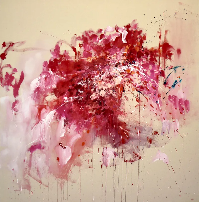 Elizabeth Abel More Passion, 2026 Acrylic on canvas , 47 1/4 x 47 1/4 in. (120 x 120 cm)