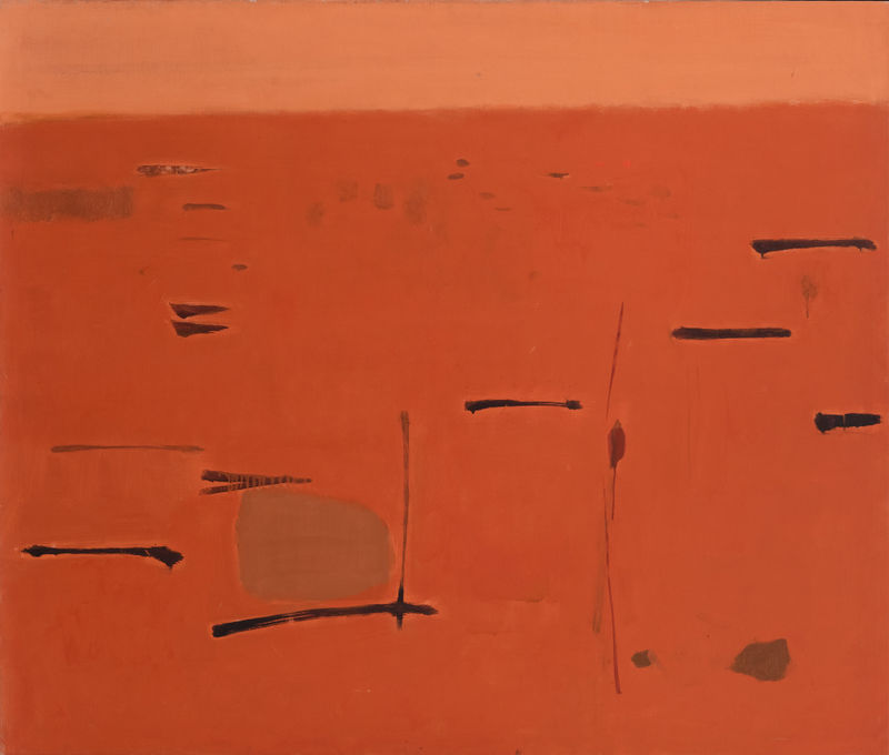 Teruko Yokoi, Herbstlandschaft, 1957