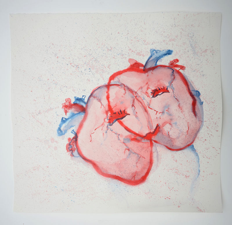 Annette Messager Coeurs unis, 2022