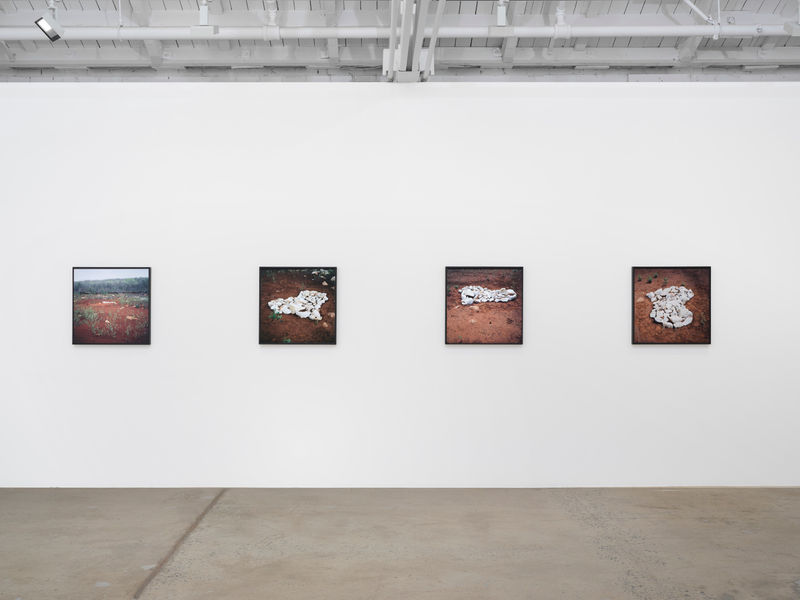 Robert Smithson Hypothetical Continent (Icecap of Gondwanaland), 1969 Four 126 format chromogenic slides