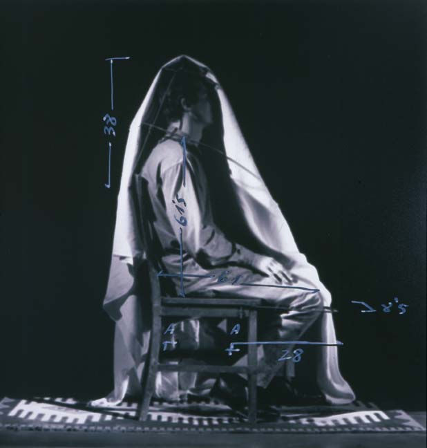 Juan Muñoz Disappearance Piece, 1995 4 black and white photographs with Japanese ink 12 x 9 1/2 in. (30.5 x...