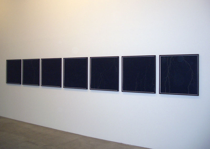 Tacita Dean Lightning Series I - VII, 2007