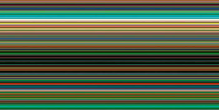 Gerhard Richter 926-7 Strip, 2012