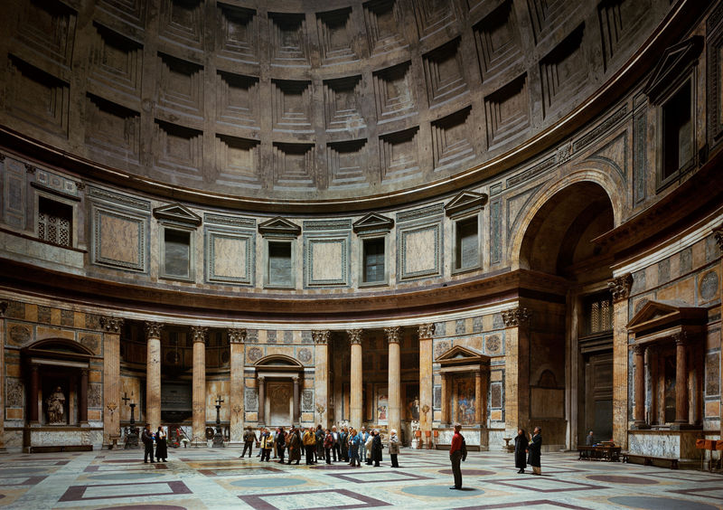 Thomas Struth Pantheon, Rome, 1990