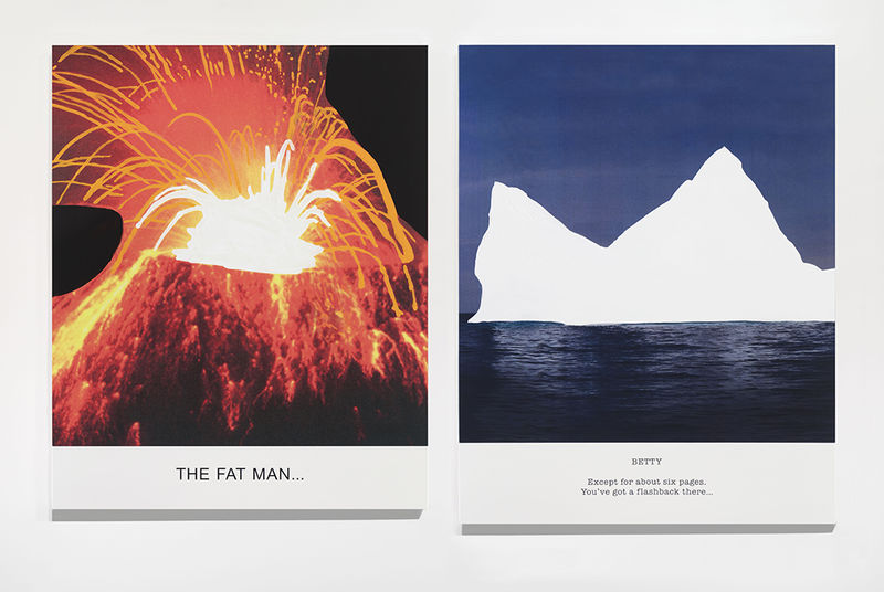 John Baldessari Hot & Cold Series: THE FAT MAN... BETTY Except for about six pages, 2018