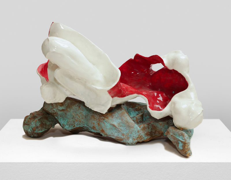 Edi Rama Untitled, 2024 Ceramic and bronze 15 3/8 x 11 3/8 x 9 7/8 in. (39 x 29 x...