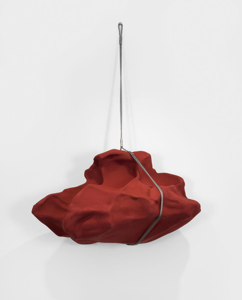 Giuseppe Penone Avvolgere la terra - il colore nelle mani, 2014 Terracotta, stainless steel, colored pigment 20 1/4 x 34...