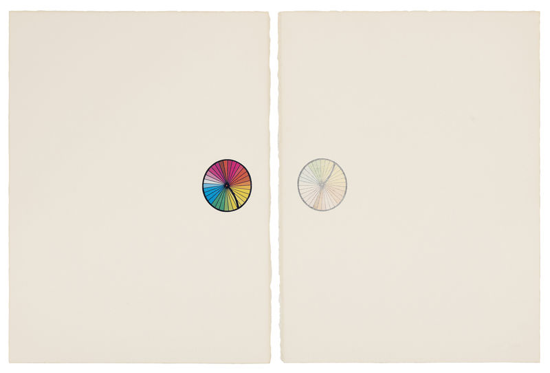 Robert Rauschenberg Re-Entry, 1975 Direct transfer with collage and embossing on Arches Cover paper 15 x 11 in. (38.1 x...