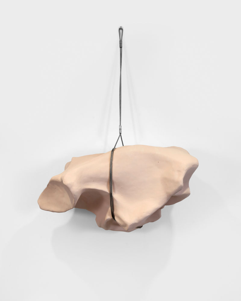 Giuseppe Penone Avvolgere la terra - il colore nelle mani, 2014 Terracotta, stainless steel, colored pigment 20 1/4 x 34...