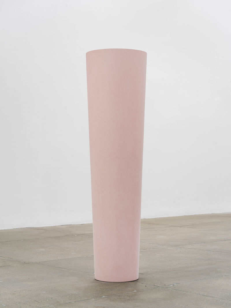 Ettore Spalletti Così com'è, fonte, 2006 Color impasto on resin, water basin Height: 51 3/8 in. (130.5 cm) Upper diameter:...