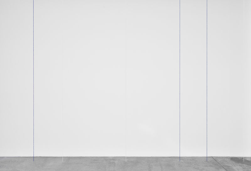 Fred Sandback Untitled (Six-Part Vertical Construction), 1985