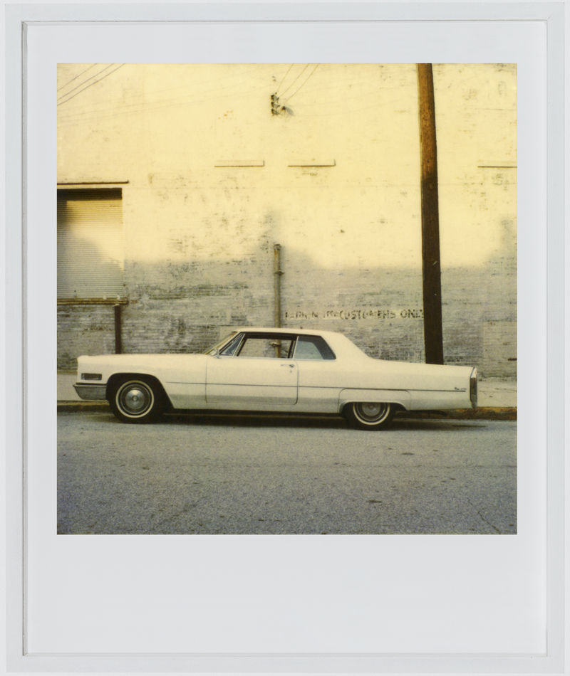 Robby Müller While shooting 'Mystery Train', Memphis, Tennessee, 1988 Polaroid 600 inkjet print fine art on cardboard Sheet: 15 5/8...