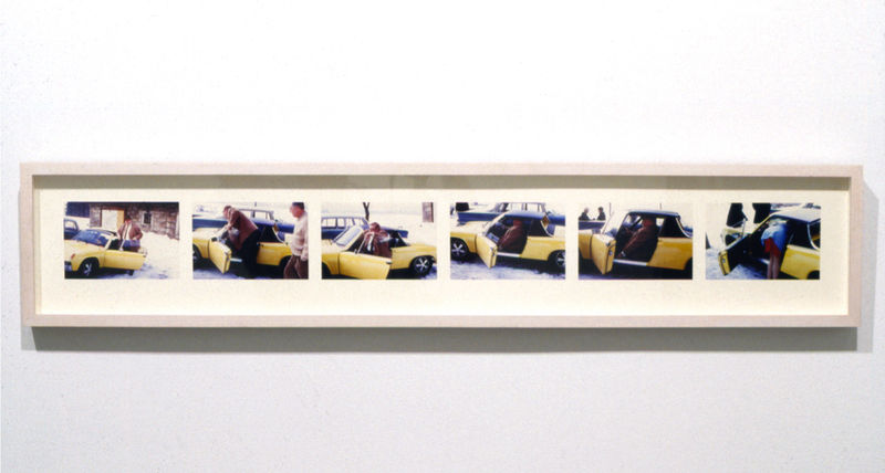 Tacita Dean Floh: Yellow car, 2000